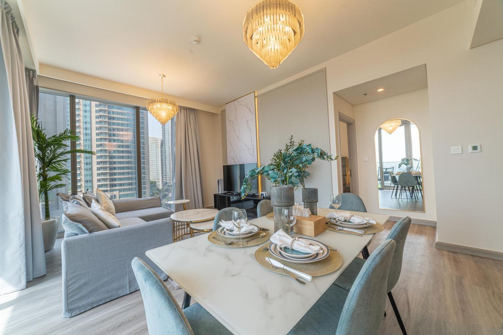 First Class 2Br With Full Dubai Boulevard View Luaran gambar
