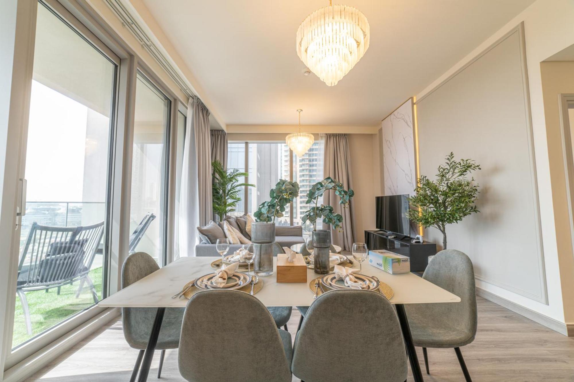 First Class 2Br With Full Dubai Boulevard View Luaran gambar