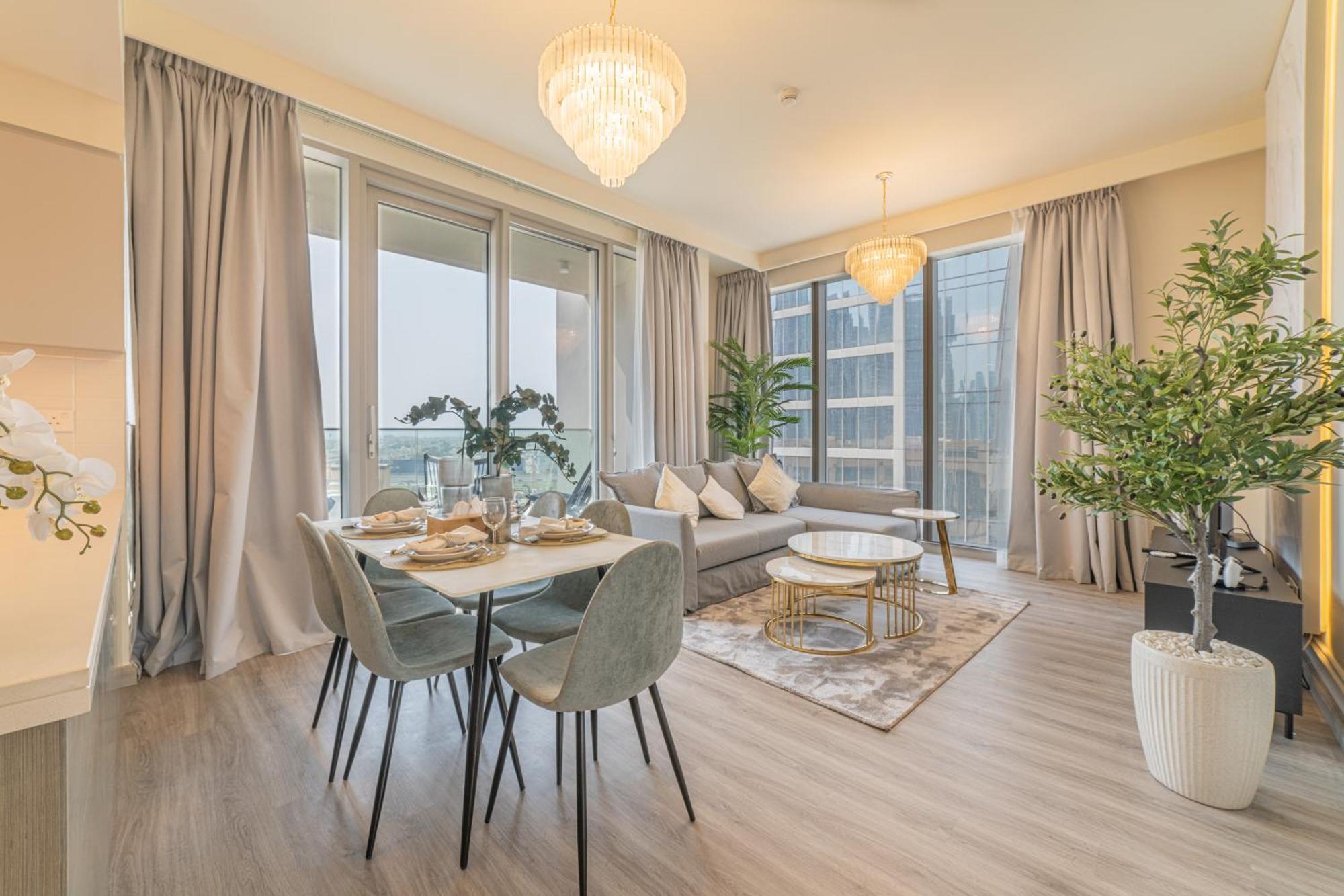 First Class 2Br With Full Dubai Boulevard View Luaran gambar