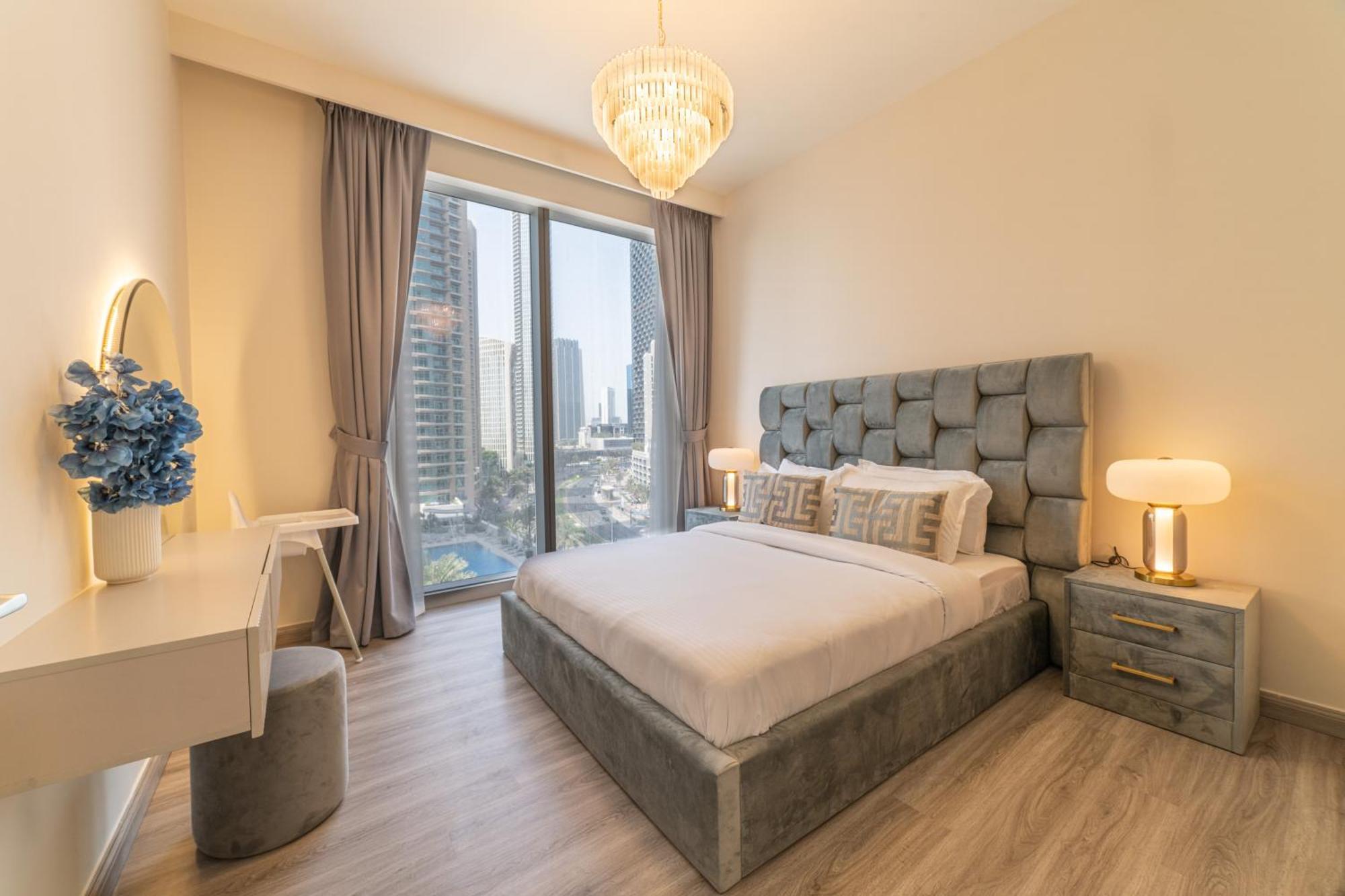 First Class 2Br With Full Dubai Boulevard View Luaran gambar