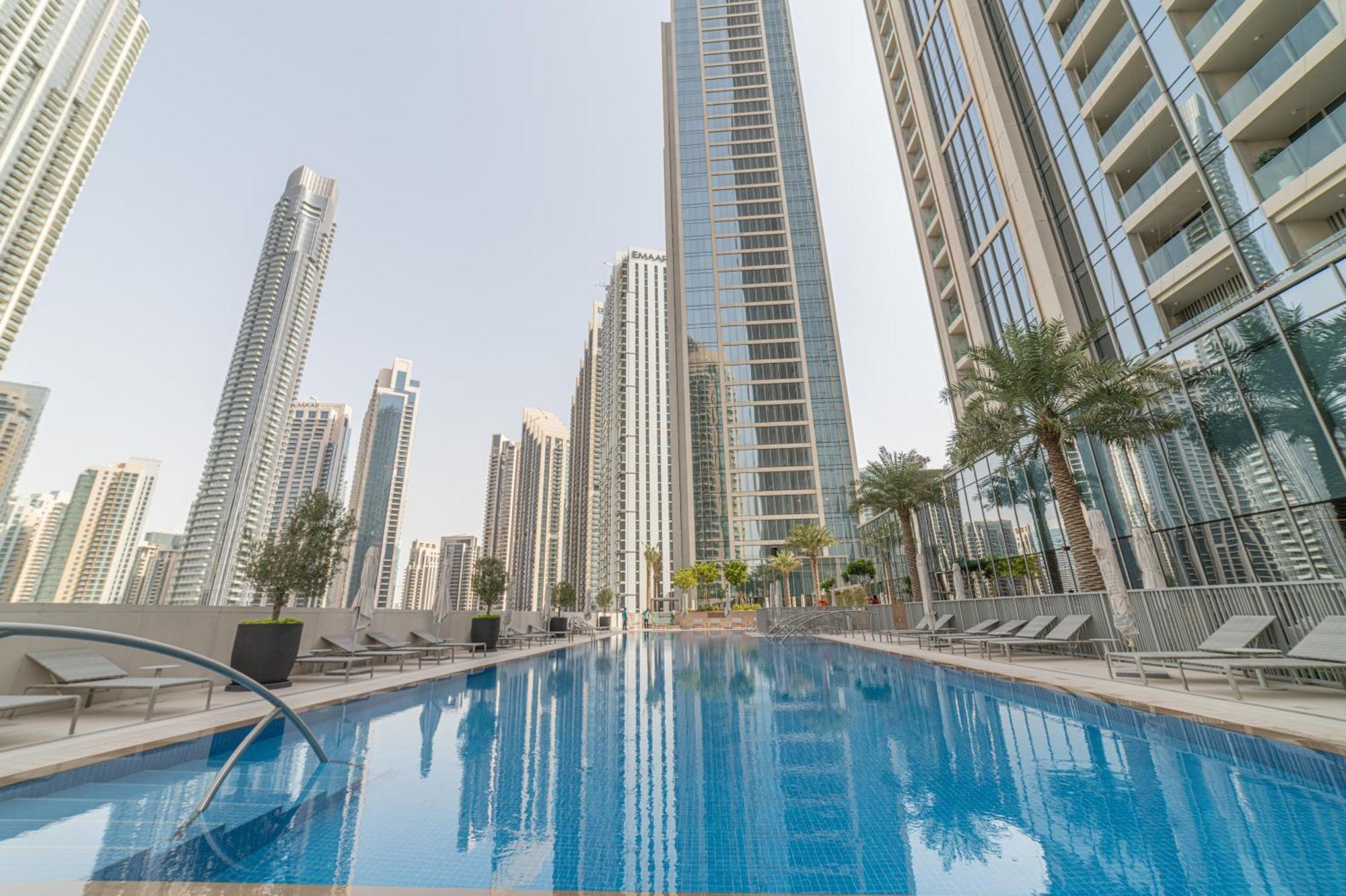 First Class 2Br With Full Dubai Boulevard View Luaran gambar